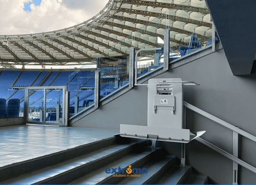 Stairlift Next : Accessibilité à la tribune VIP du stade olympique